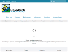 Tablet Screenshot of leppermuehle.de